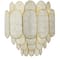 Hello Honey® 17.5" 4-Tier Capiz and Metal Chandelier